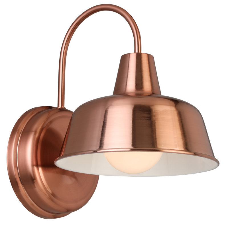 Andover Mills™ Christine Copper 1 Bulb 11'' H Outdoor Barn Light